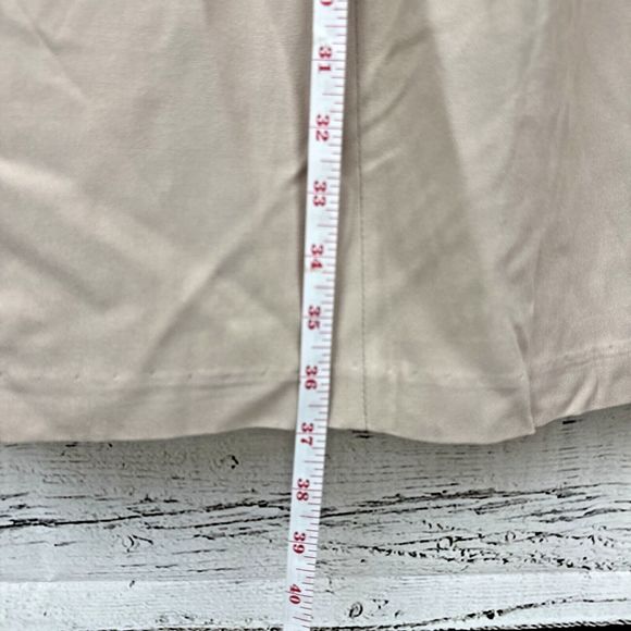 CDC Women's‎ Sheath Dress Cream Champaign w/ Accent Buttons [Size 6] - Picture 3 of 9